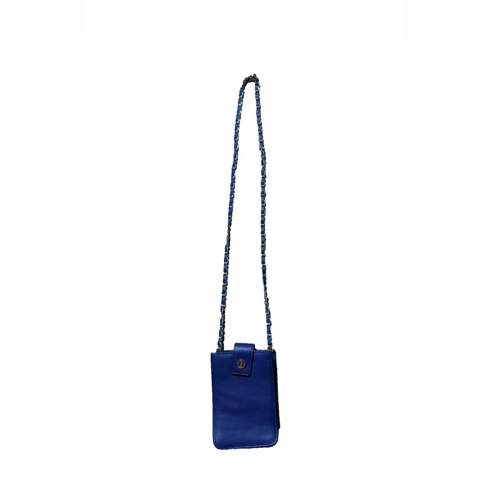 Giani Bernini Royal Blue Women’s‎ Genuine Leather Crossbody Bag